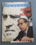 Newsweek Magazine July 9, 1973 Dean Vs Nixon